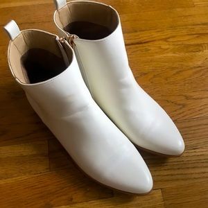 White booties